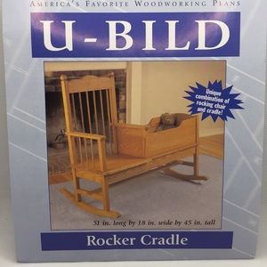 U-Bild Woodworking Plans for Rocker Cradle Combination 644